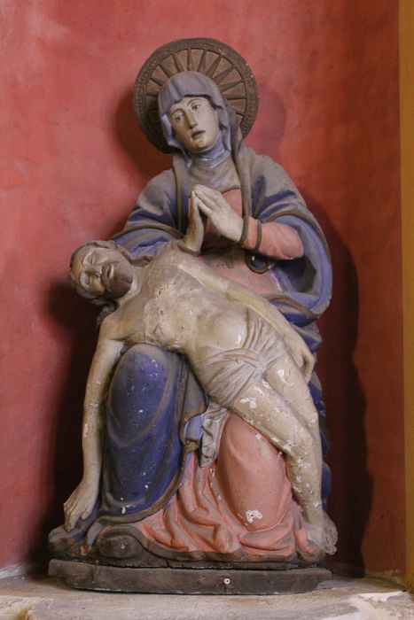 groupe sculpté : Vierge de Pitié