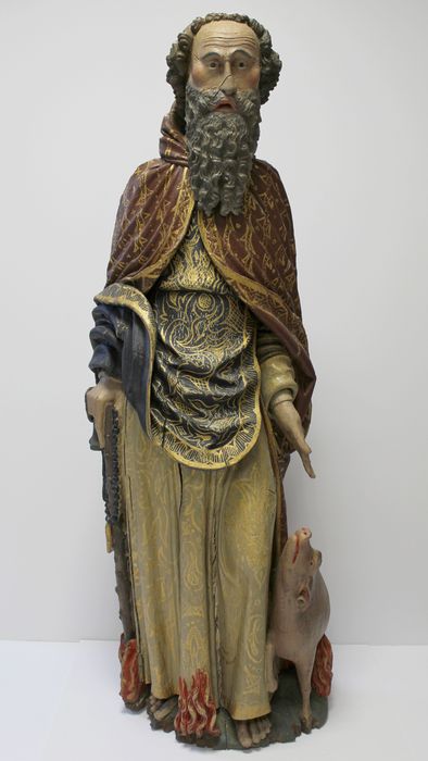 Statue : Saint Antoine ermite