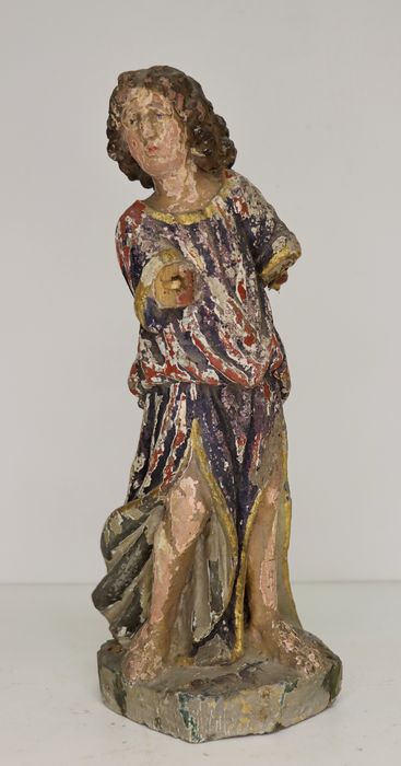 statue : Ange accompagnant la statue de saint Roch