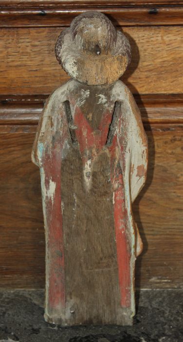 statue (statuette) : Ange portant une navette (revers)