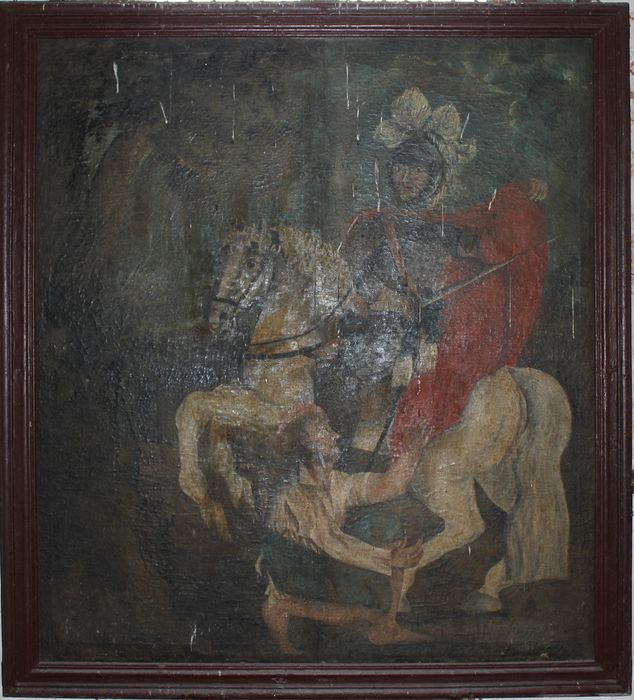 tableau : Charité de saint Martin