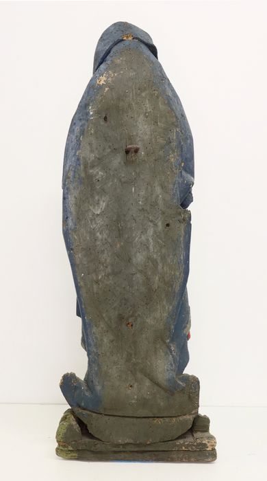 statue : Vierge à l'Enfant dite de l'Apocalypse (revers)