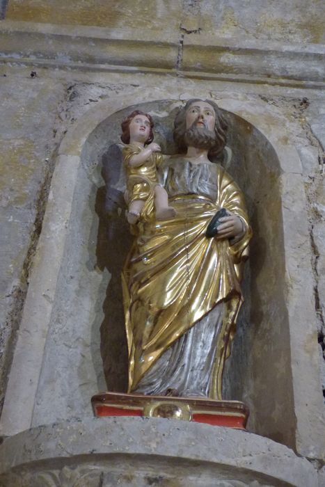 Statue : Saint Joseph et l'Enfant Jésus