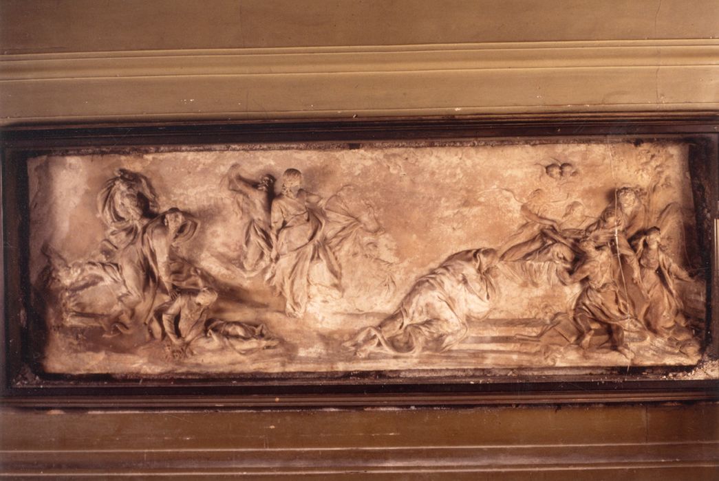 bas-relief : Ensevelissement de la Vierge
