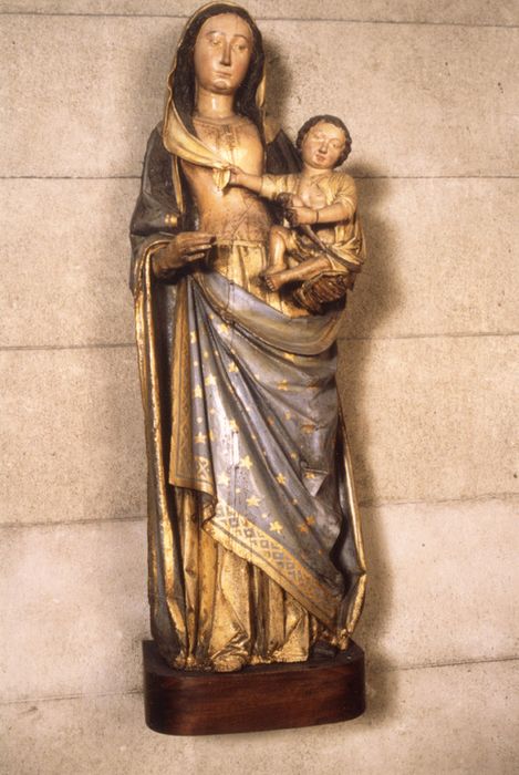 Statue : Vierge à l'Enfant dite Vierge à l'oiseau