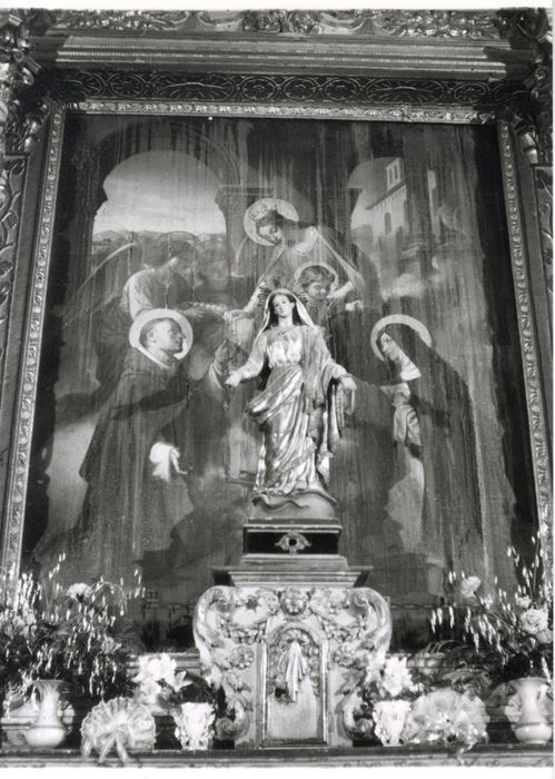 tableau de l'autel de la Vierge