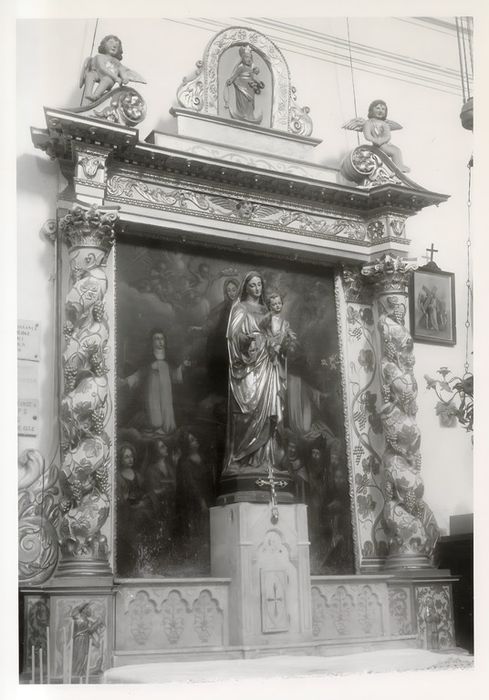 retable du maître-autel, tableau d'autel : Assomption de la Vierge