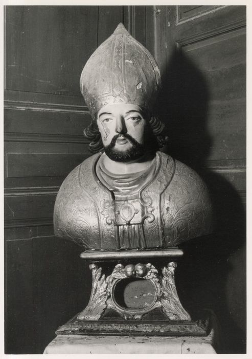buste-reliquaire : Saint Pons en évêque