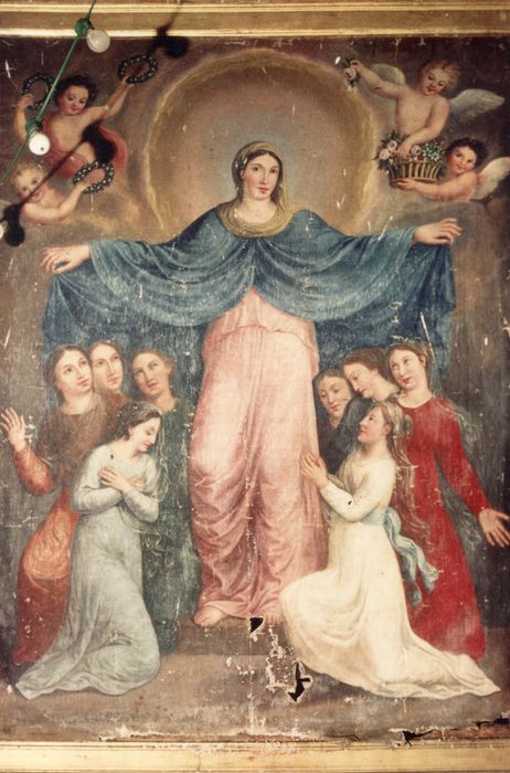 tableau : Vierge au manteau