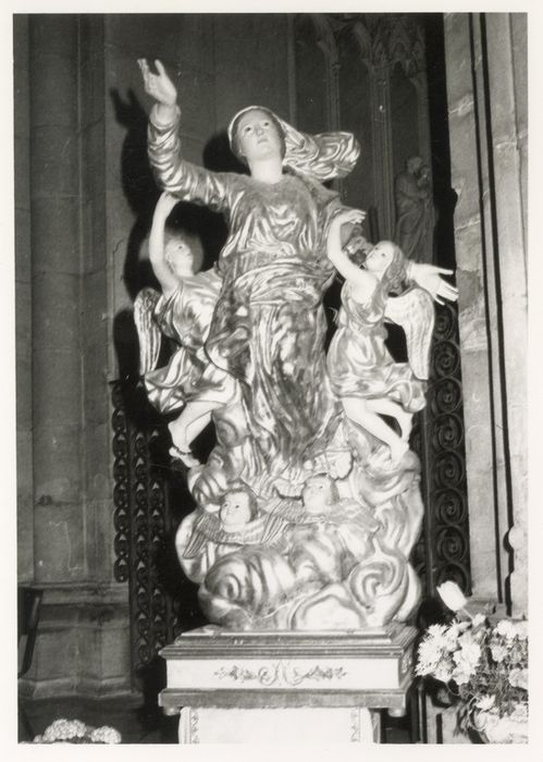 groupe sculpté : Assomption de la Vierge