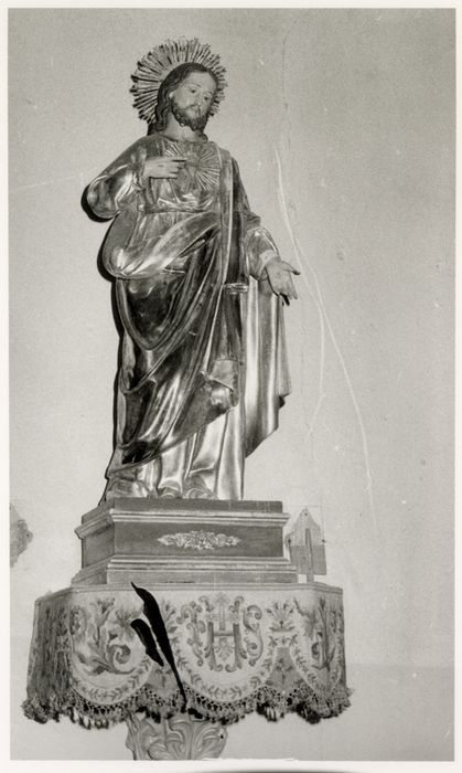 statue : Christ du Sacré Coeur