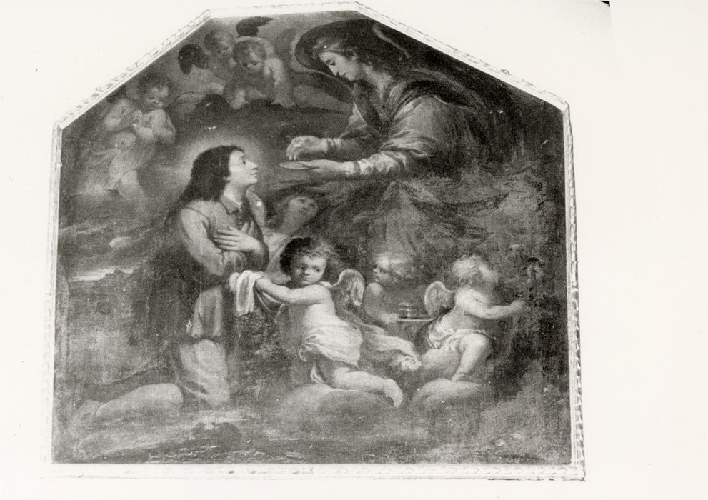 tableau : Communion d'un saint
