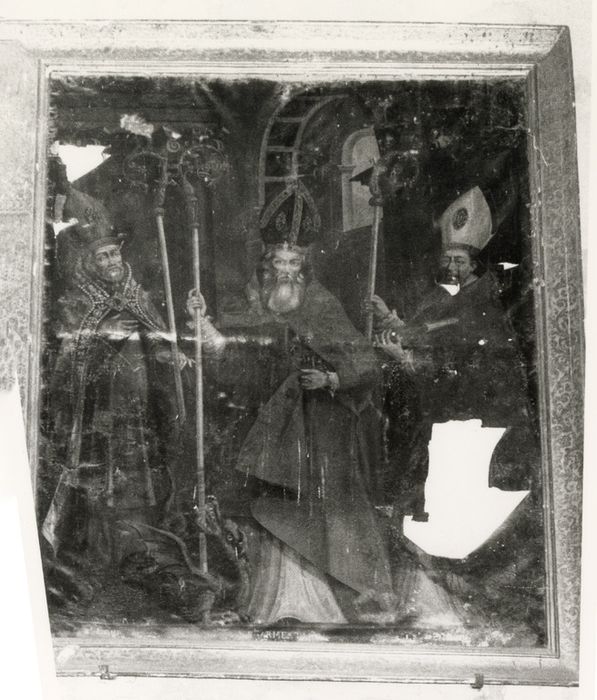 Tableau : Saint Hermentaire entre Saint Loup et Saint Léonce