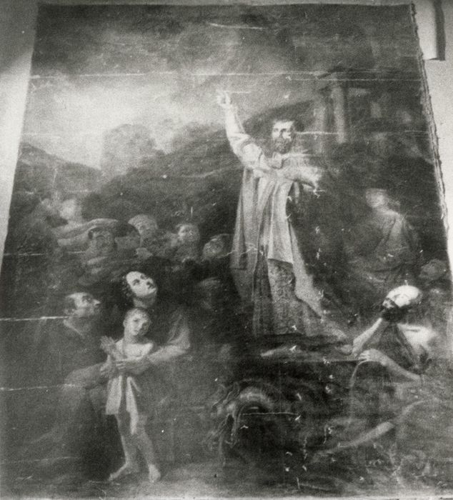tableau : Prédication de Saint Augustin