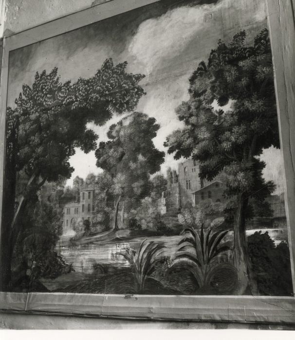 tableau (panneau peint) : Paysage