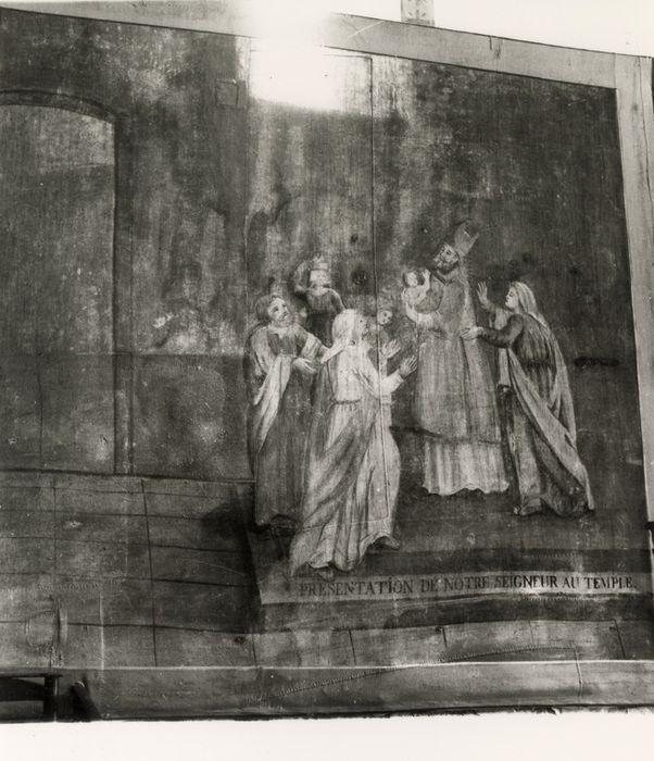 tableau (panneau peint) : Présentation de Jésus au temple