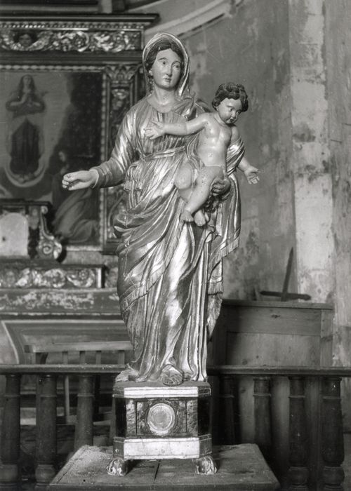 Statue-reliquaire : Vierge à l'Enfant