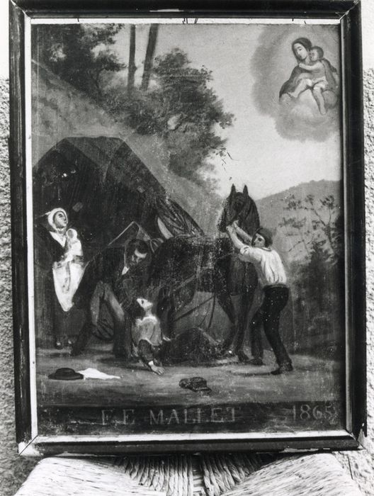ex-voto : F.E. Mallet 1865