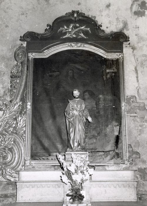 retable, tableau : Soeur Marguerite en extase devant le Sacré-Coeur de Jésus