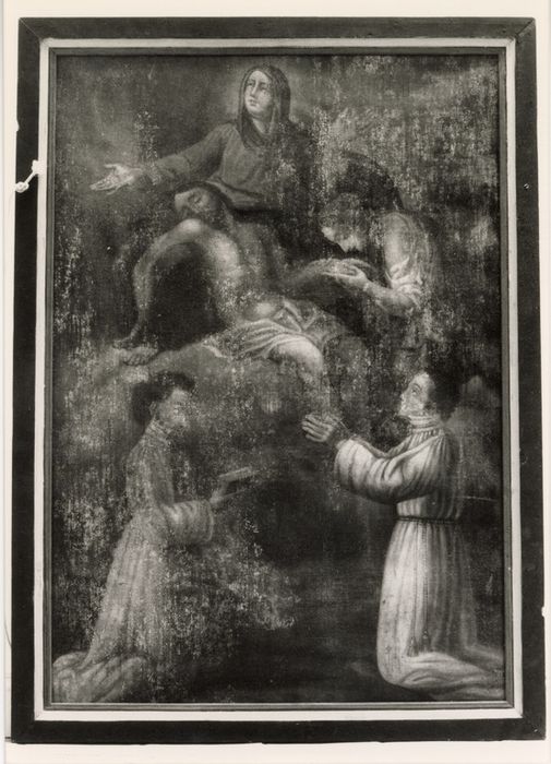 tableau : Déploration sur le Christ mort avec deux pénitents