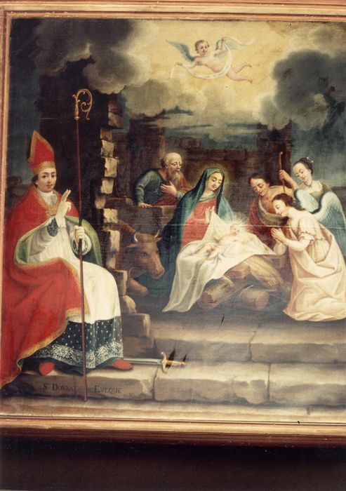 tableau : Nativité avec Saint Donat (la)