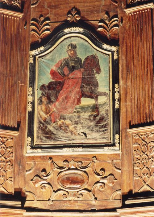 tableau : Saint Martin partageant son manteau