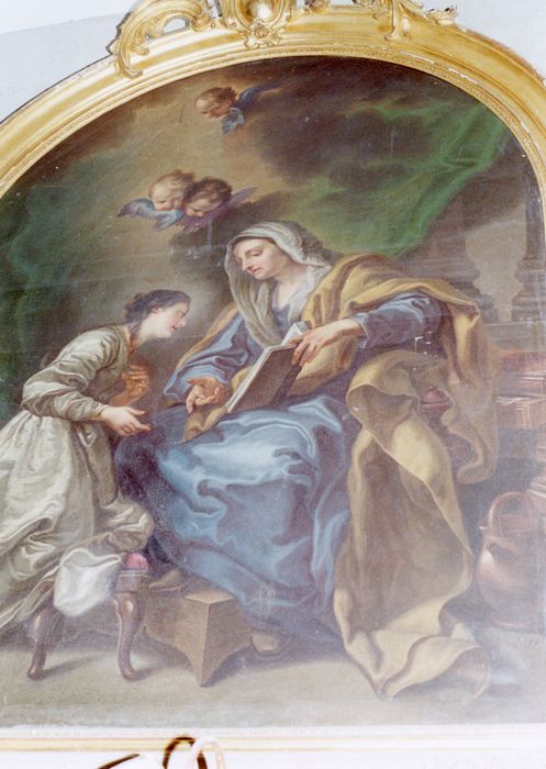 tableau : Sainte Anne enseignant la Vierge