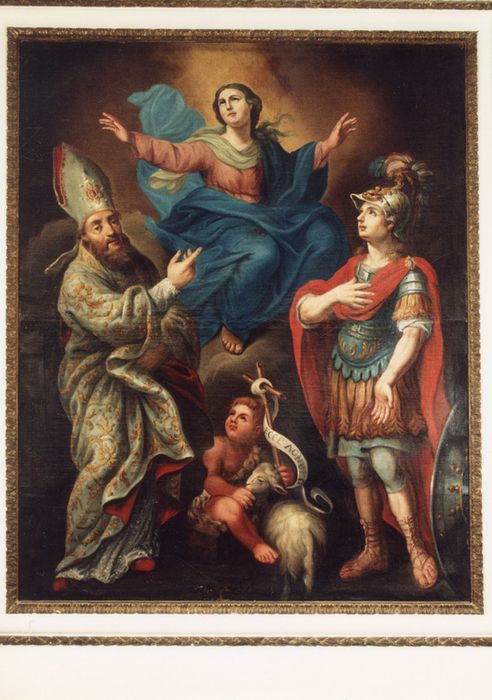 tableau : Assomption de la Vierge avec Saint Martin, Saint Jean Baptiste et Saint Victor