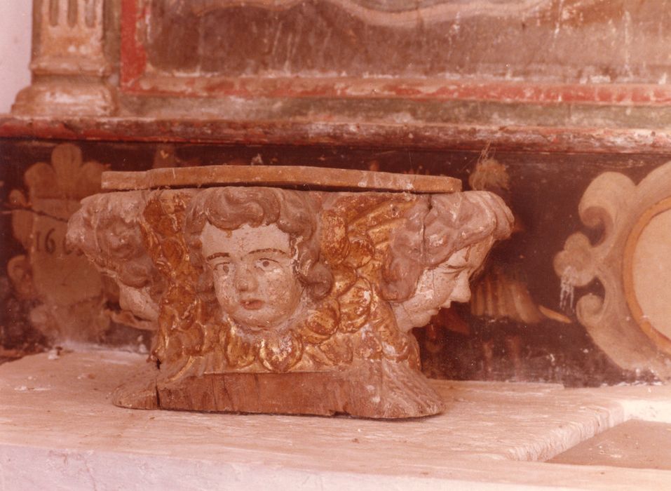 retable (fragment), détail