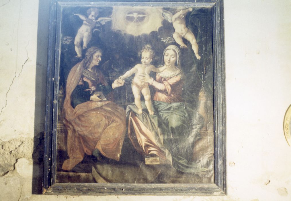 tableau : Marie Jésus et sainte Anne