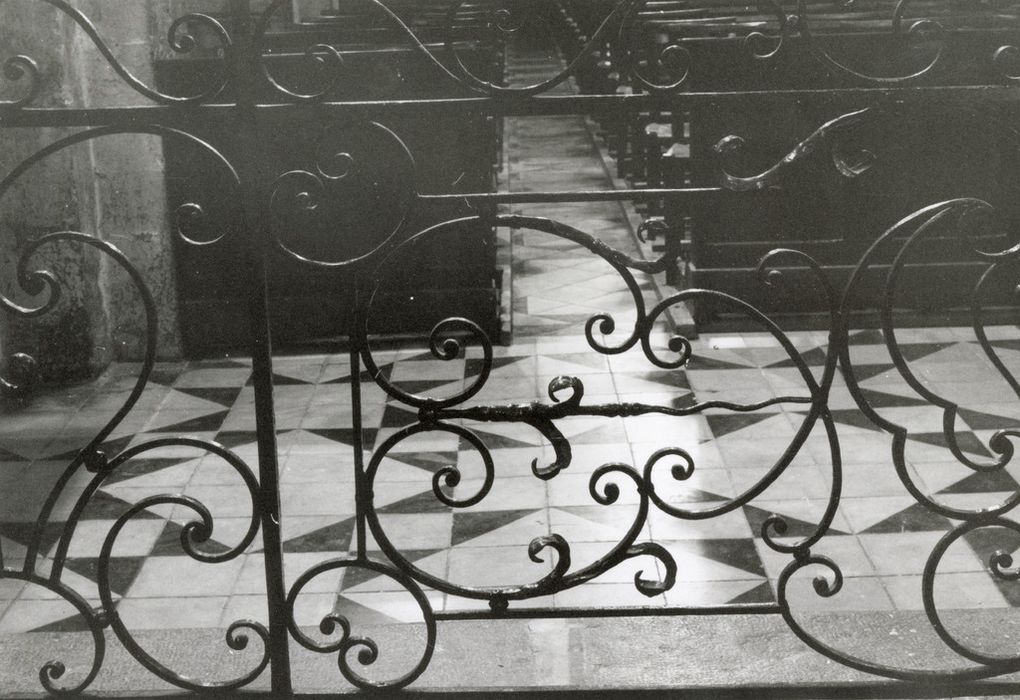 clôture de choeur (grille de communion), détail