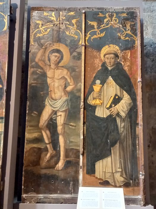 tableaux : Saint Sébastien, Saint Thomas d'Aquin