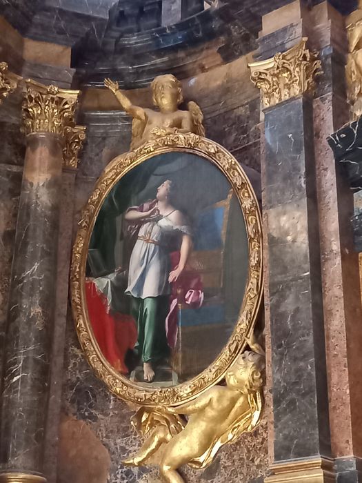 tableau : Sainte Madeleine se dépouillant de ses bijoux