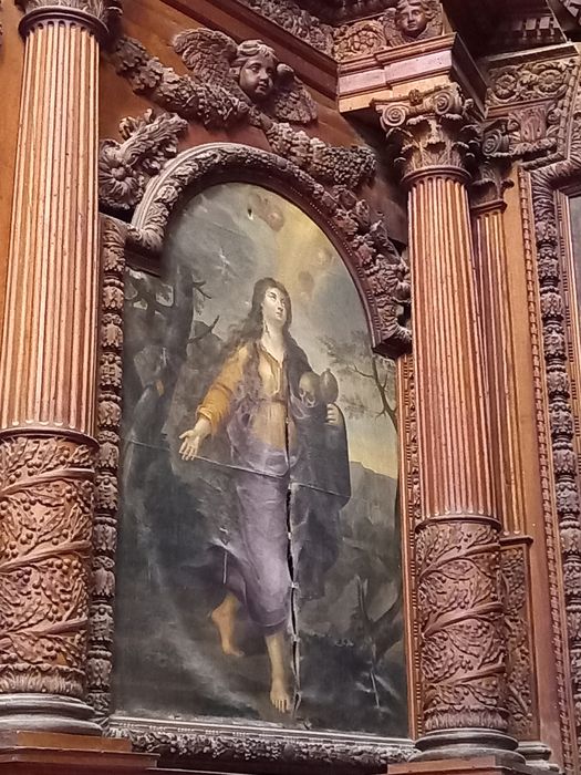 tableau : Sainte Madeleine à la Sainte-Baume