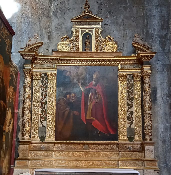 Retable de la chapelle Saint-Eloi, tableau : Saint Eloi
