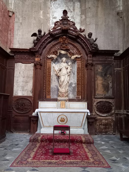 retable de la chapelle de la Vierge blanche