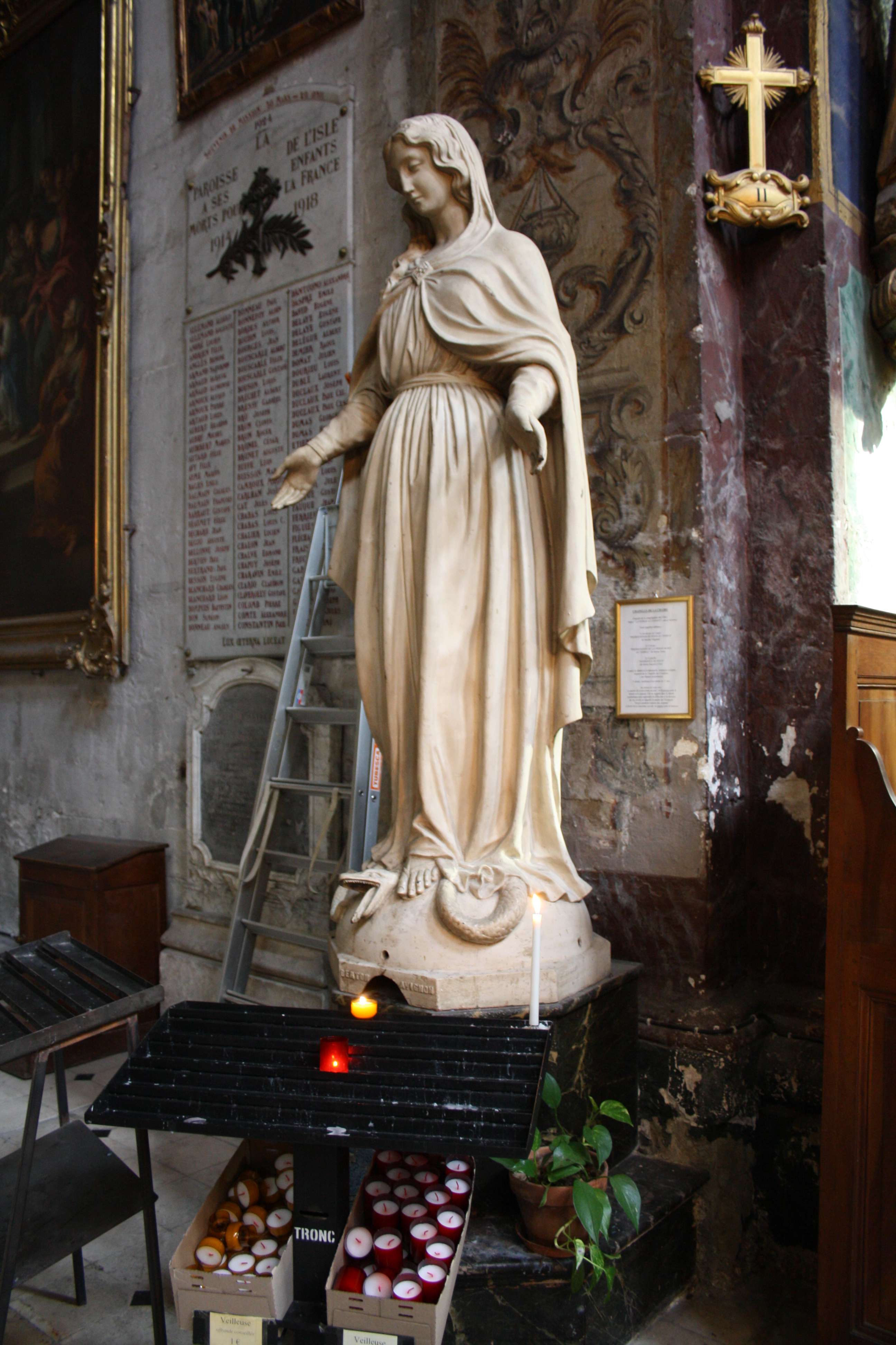 statue : Immaculée Conception