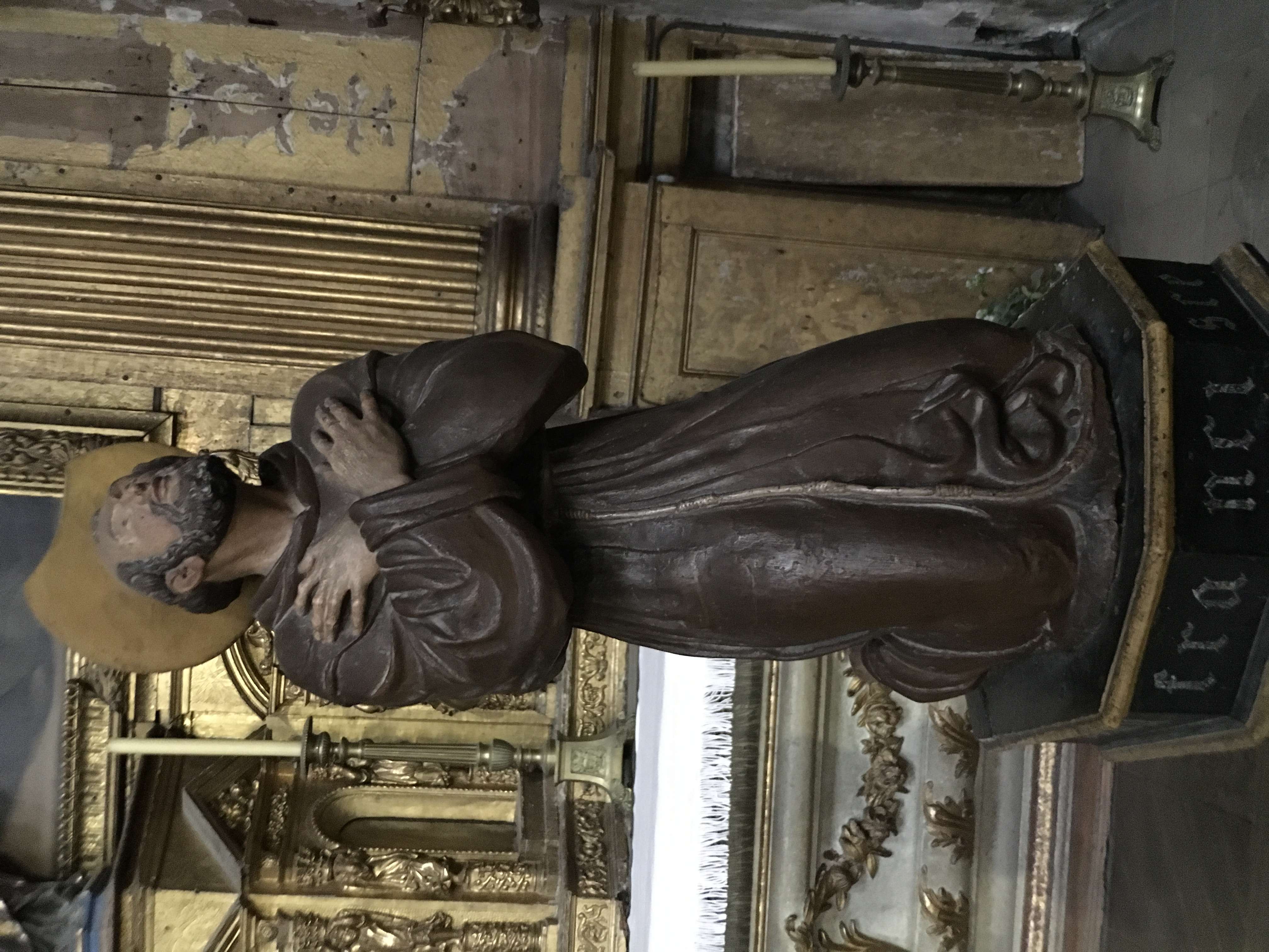 statue : Saint François d'Assise en extase