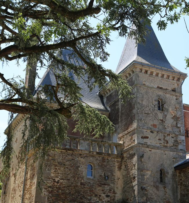 Domaine de la Haute-Braconnière, façade nord, vue partielle