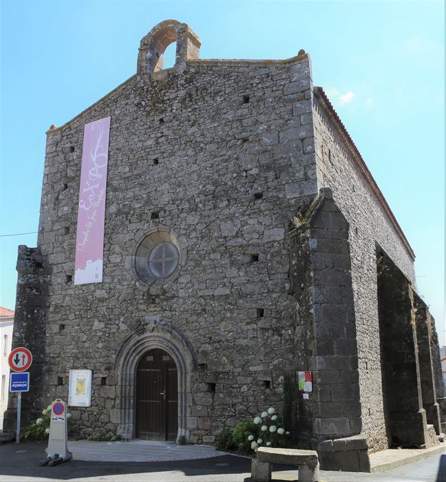 Chapelle de Saint-Jean-Baptiste, façade occidentale, vue générale