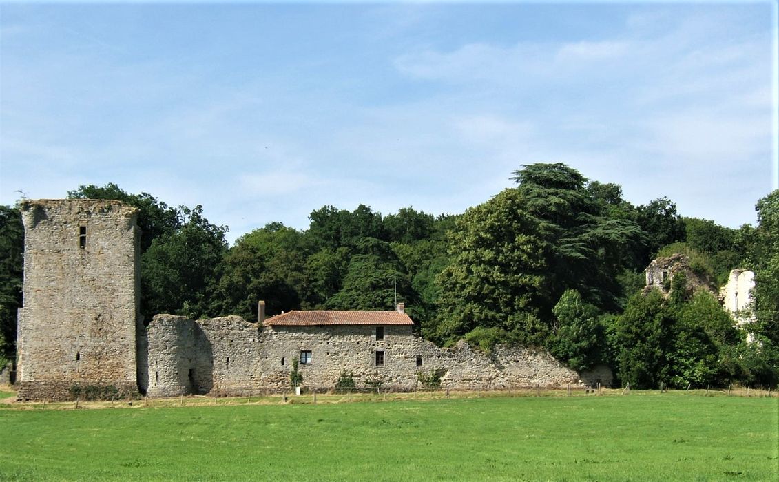 Château (ruines du vieux), ensemble sud, vue générale