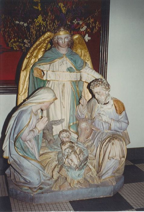 groupe sculpté : Nativité du Christ