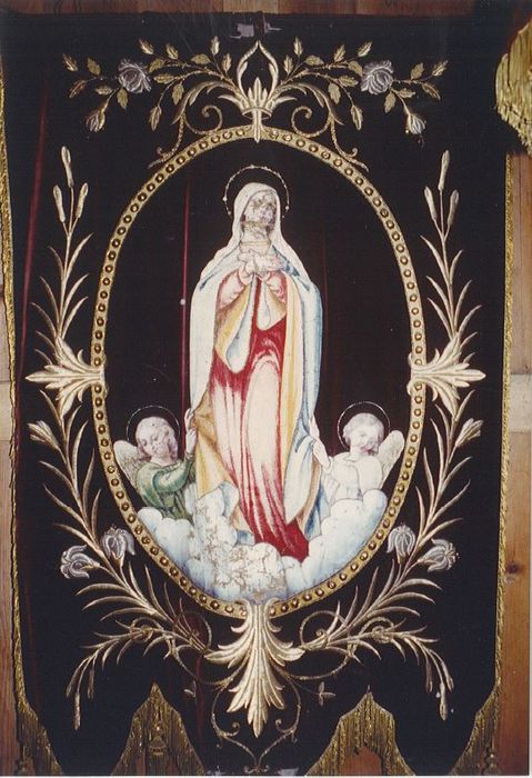 bannière de procession : Assomption de la Vierge (l’)