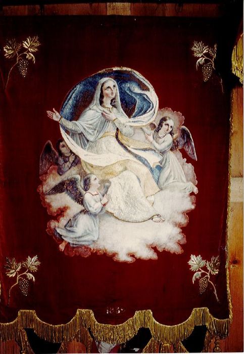 bannière de procession : Assomption de la Vierge (l’)