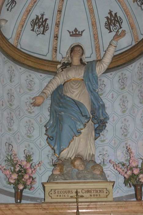 statue : Vierge de l'Assomption - © Ministère de la Culture (France), Conservation des antiquités et des objets d’art de Vendée – Tous droits réservés 