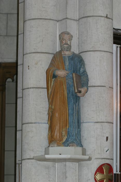 statue : Saint Pierre - © Ministère de la Culture (France), Conservation des antiquités et des objets d’art de Vendée – Tous droits réservés 