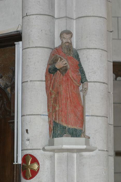 statue : Saint Paul - © Ministère de la Culture (France), Conservation des antiquités et des objets d’art de Vendée – Tous droits réservés 