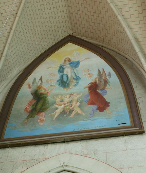 tableau : Assomption de la Vierge (l’) - © Ministère de la Culture (France), Conservation des antiquités et des objets d’art de Vendée – Tous droits réservés