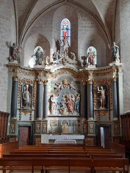 retable du maître-autel - © Ministère de la Culture (France), Conservation des antiquités et des objets d’art de Vendée – Tous droits réservés 