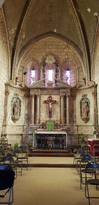 autel (maître-autel) et retable - © Ministère de la Culture (France), Conservation des antiquités et des objets d’art de Vendée – Tous droits réservés